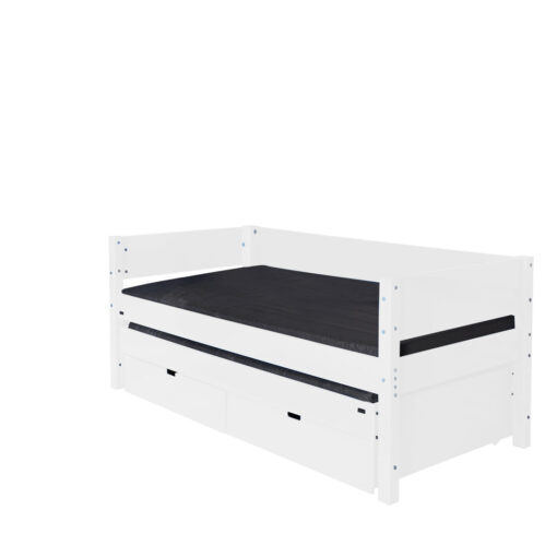 European Single (90 x 200cm) 2 Drawer Mate's & Captain's Bed with Trundle