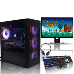 Fast Gaming PC Bundle Intel Core i5 16GB RAM 1TB HDD 120GB SSD PC W10