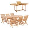 Frytown Rectangular 7 - Piecce 6 - Person Outdoor Dining Set