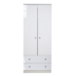 Fully Assembled Lumiere 2 Door Wardrobe