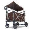(Fuxtec CTL950 Kids Folding Wagon - BOLLERWAGEN -Portable Foldable Handcart BROWN) Fuxtec CTL950 Folding Wagon - Foldable Handcart