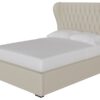 GFW Dakota Kingsize Fabric End Lift Ottoman Bed - Natural