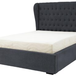 GFW Dakota Kingsize Fabric End Lift Ottoman Bed - Pewter