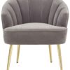 GFW Pettine Fabric Accent Chair - Grey