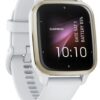 Garmin Venu Sq 2 Smart Watch - White/Cream Gold
