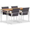 Gerthrud 4 Seater Dining Set