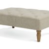 Habitat Barnwell Fabric Footstool - Natural