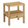 Habitat Radius 1 Drawer Oak Bedside Table