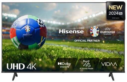 Hisense 50 Inch 50E6NTUK Smart 4K UHD HDR LED Freely TV