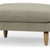 Hutch Fabric Footstool - Oat