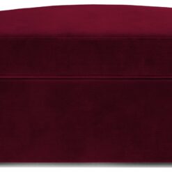 Jay-Be Velvet Footstool Chair Bed - Burgundy