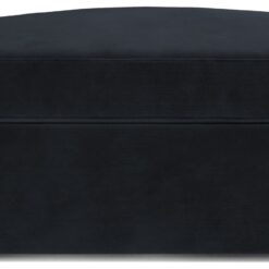 Jay-Be Velvet Footstool Chair Bed - Charcoal