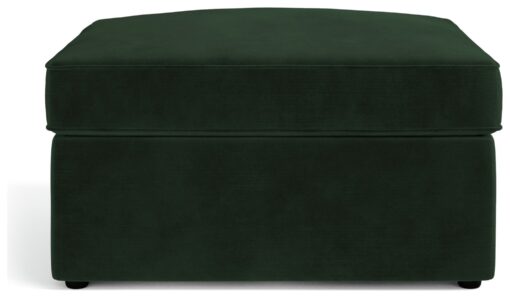 Jay-Be Velvet Footstool Chair Bed - Dark Green