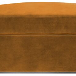 Jay-Be Velvet Footstool Chair Bed - Gold