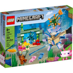 LEGO 21180 Minecraft The Guardian Battle Set, Coral Fish Toy, Gift for Kids Age 8 + with Mobs Figures