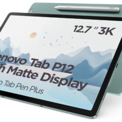 Lenovo Tab P12 Matte 12.7 Inch 128GB Wi-Fi Tablet - Grey