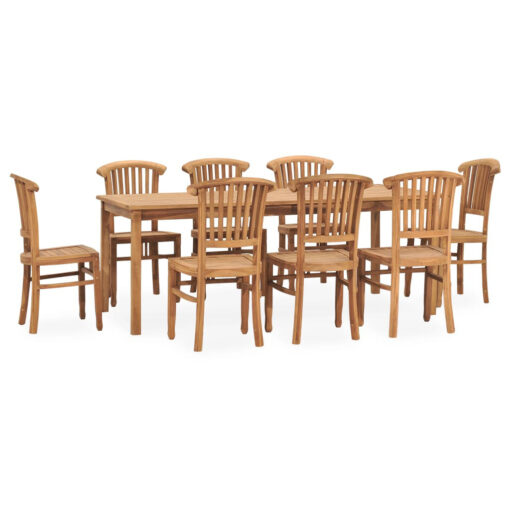 Melcher Rectangular 8 Person 200cm Long Teak Dining Set