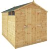 Mercia Shiplap 2 Glazed Windows Apex Shed - 8 x 6ft