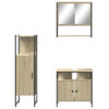 Metro Lane 3 Piece Bathroom Furniture Set Sonoma Oak Engineered Wood