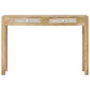 Nettey Console Table Solid Bleached Wood Mango