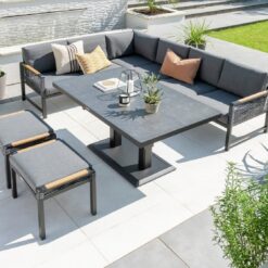 Norfolk Leisure Bellmount 8 Seater Garden Corner Sofa Set