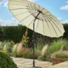 Norfolk Leisure Geisha 2.5m Tilting Garden Parasol - Taupe