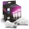 Philips Hue E27 Colour Smart LED W-Fi Bulb - 3 Pack