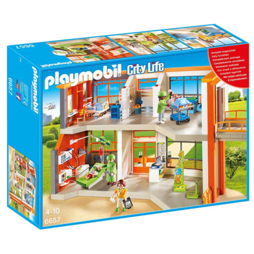 Playmobil 6657 City Life Furnished Children's Hospital