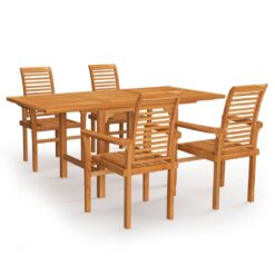 Prentiss Rectangular 4 - Person 160Cm Long Dining Set