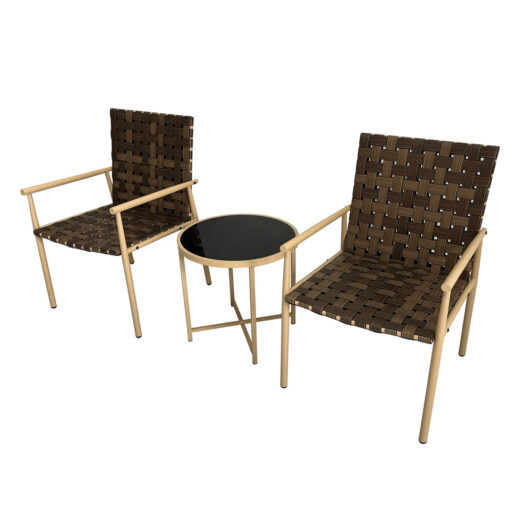 Round 2 - Person 52cm Long Bistro Set