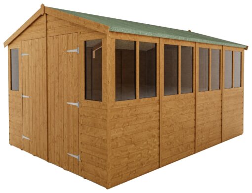 Rowlinson Shiplap Workshop Shed - 9x12ft