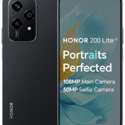 SIM Free HONOR 200 Lite 5G 256GB AI Mobile Phone - Black