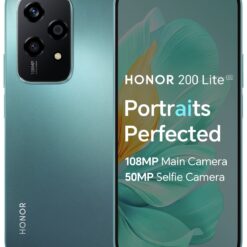 SIM Free HONOR 200 Lite 5G 256GB AI Mobile Phone - Cyan Lake