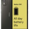 SIM Free Nokia C02 32GB Mobile Phone - Charcoal