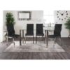 Salerno Dining Set with 4 Chairs