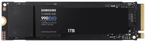Samsung 990 EVO 1TB PCIe 4.0 x4 & 5.0 x2 NVMe Internal SSD