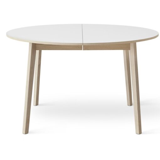 Single Extendable Dining Table with Solid Wood Legs 130/228 cm