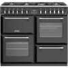 Stoves S1000DF 100cm Dual Fuel Range Cooker - Black