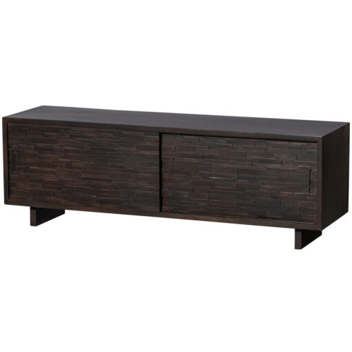 Til Tv-Stand Mango Wood Dark Brown