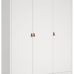 Tvilum Madrid 3 Door Wardrobe - White