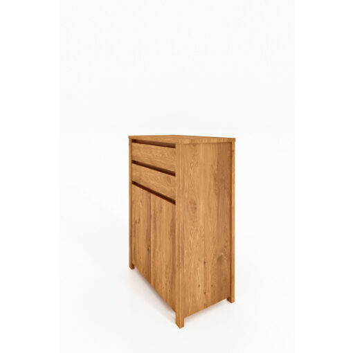 Vinci 2 Drawer 80 Cm W Solid Wood Chest of Drawers