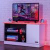 X Rocker Carbon Tek Media Unit - White