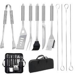 11-Piece Grill Tool Set With Storage Bag