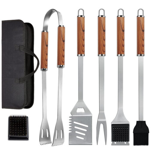 7 In 1 BBQ Tool Set With Storage Bag