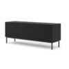 Alkis TV Stand in Black with Black Legs