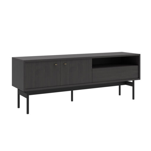 Alyssya TV Stand Portland Black Ash 154 cm