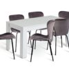 Argos Home Miami 6 - 8 Seater Table & 6 Etta Grey Chairs