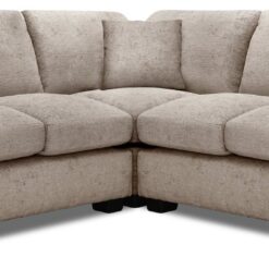 Argos Home Taylor Fabric Corner Sofa - Mink