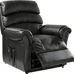 Argos Home Warwick Leather Power Recliner Chair - Black