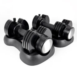 BRAINGAIN PAIR 2x 11kg Adjustable Dumbbell 2kg - 11kg Home Fitness